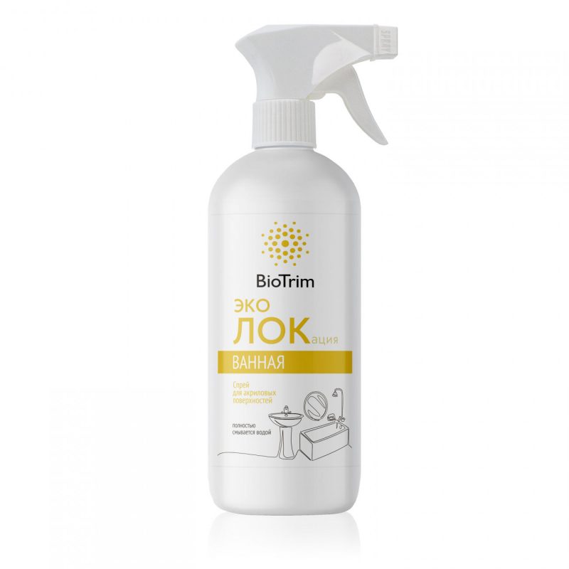 Экоспрей для акриловых поверхностей BioTrim с ароматом лимона, 500 мл